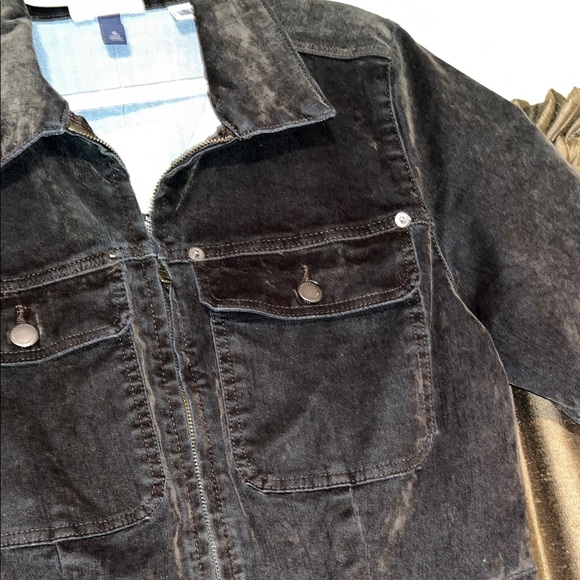 Vintage Olive Green Short-Sleeve Jumpsuit (NWT) - Picture 2 of 6